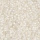 Miyuki delica kralen 11/0 - Transparent pearl lined pale beige ab DB-1701